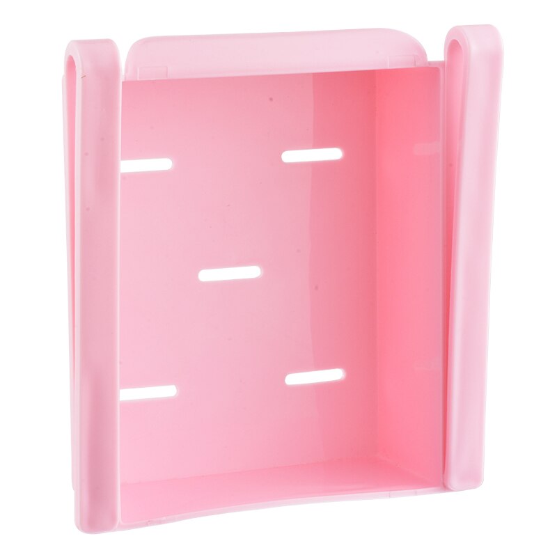Hanging Basket Under The Wall Shelf Compartment Partition In The Refrigerator Pull-out Refrigerator Storage Box 16.5x15.5x7CM: Pink