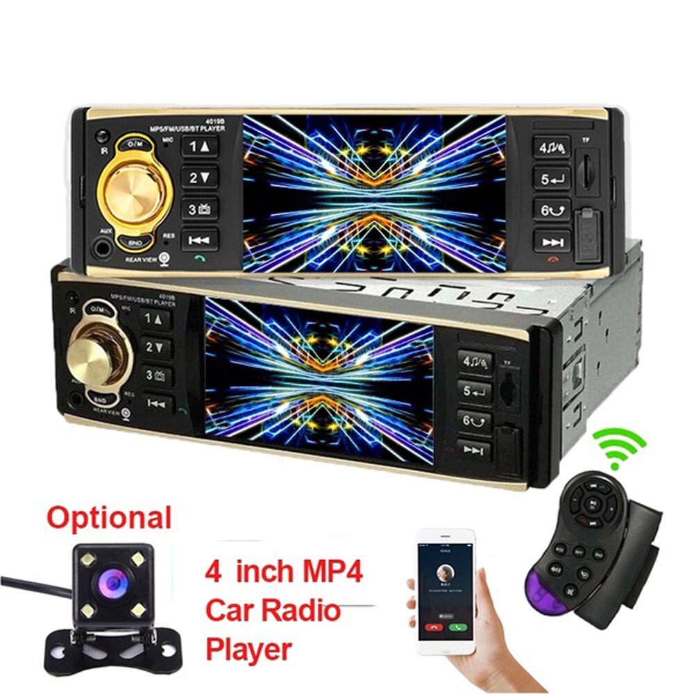 KKMOON 4.1 Inch BT 2.0 Colourful HD Monitor Auto Multimedia Car Fm Radio MP5 Car Player Car Radio Car Accessories