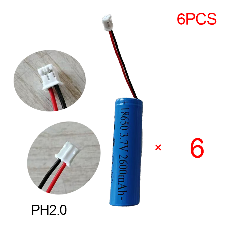 1S1P 18650 wiederaufladbarer Lithium-Akku, 3,7 V, 2600 mAh, geeignet für elektrische Zahnbürste, Bluetooth-Lautsprecher, 3 7 V wiederaufladbar: Himmel Blau