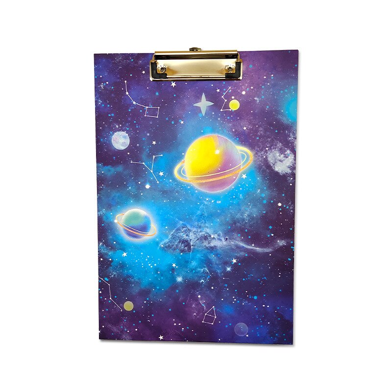 sternenklar Himmel A4 Zwischenablage Ordner Einreichung Produkte Schreiben Documen Lagerung Hinweis Papier Clip Bord Schreibwaren Papier Ordner Pad