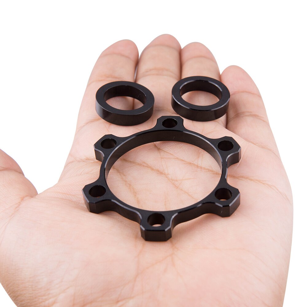 ZTTO MTB adapter doładowania piasty 100x15 do110x15 142x12 robić 148x12 110 148 podkładka dystansowa piasty 6 śruba standardowa przez oś 15mm 12mm