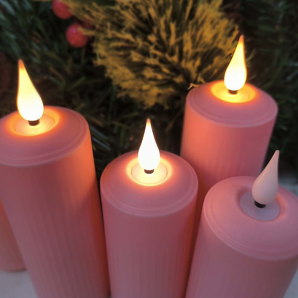 Velas Led recargables por Usb, llama parpadeante con Control remoto, luz impermeable, velas de boda, lámpara de vela de decoración del hogar