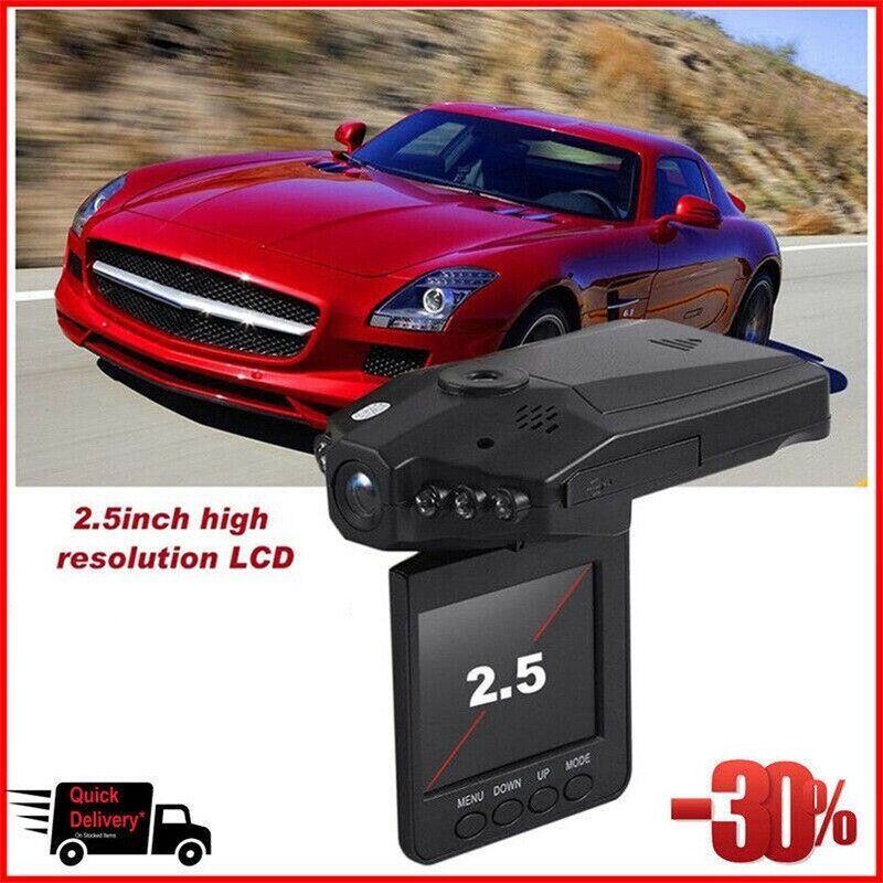 1080P HD Driving Recorder Car Video Recorder Acceleration Sensor Motion Detection Aircraft Head High Definition Recorder