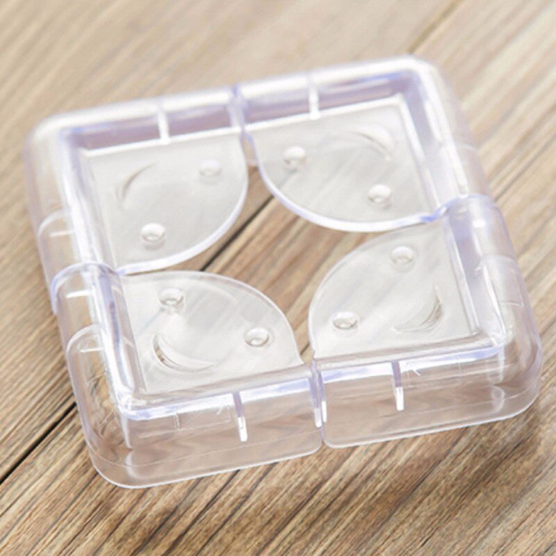 4 Stuks Baby Veiligheid Siliconen Meubels Protector Tafelrand Corner Guard Bescherming Cover Beveiliging: Default Title