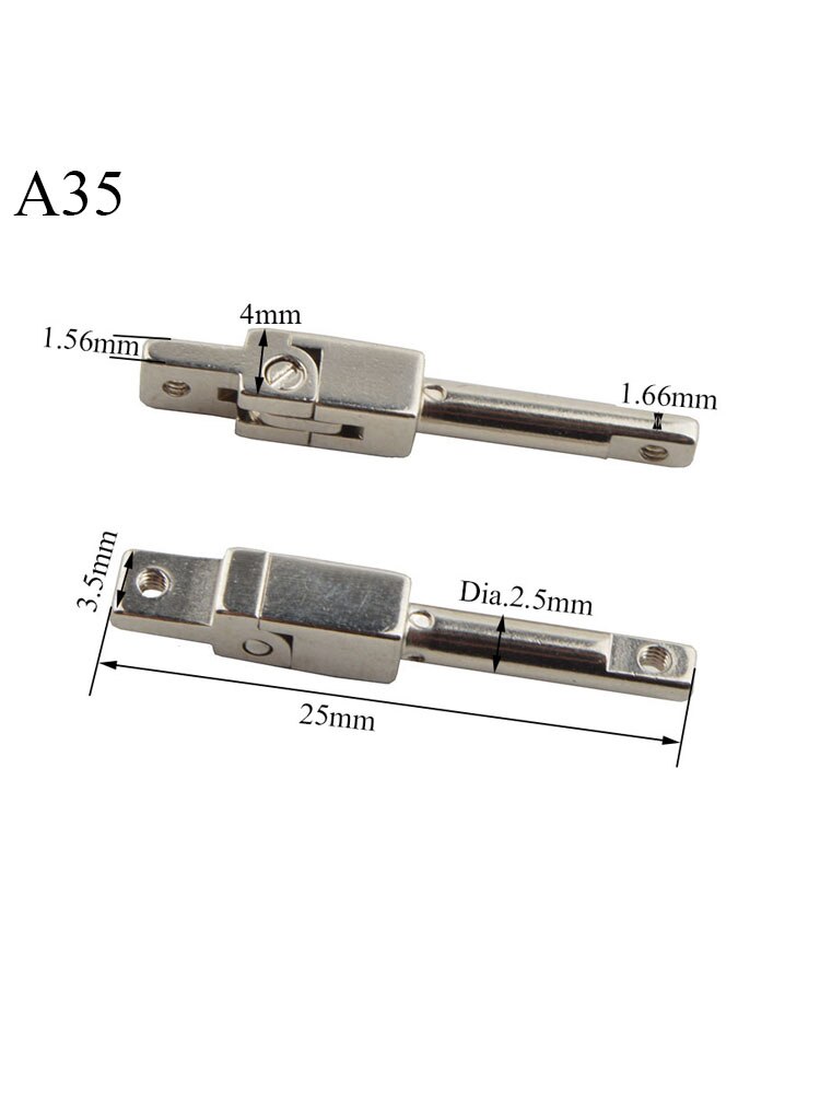 1pair Eyeglasses hinge repair replacement ,spring hinge for plastic eyewear variours hinges: A35