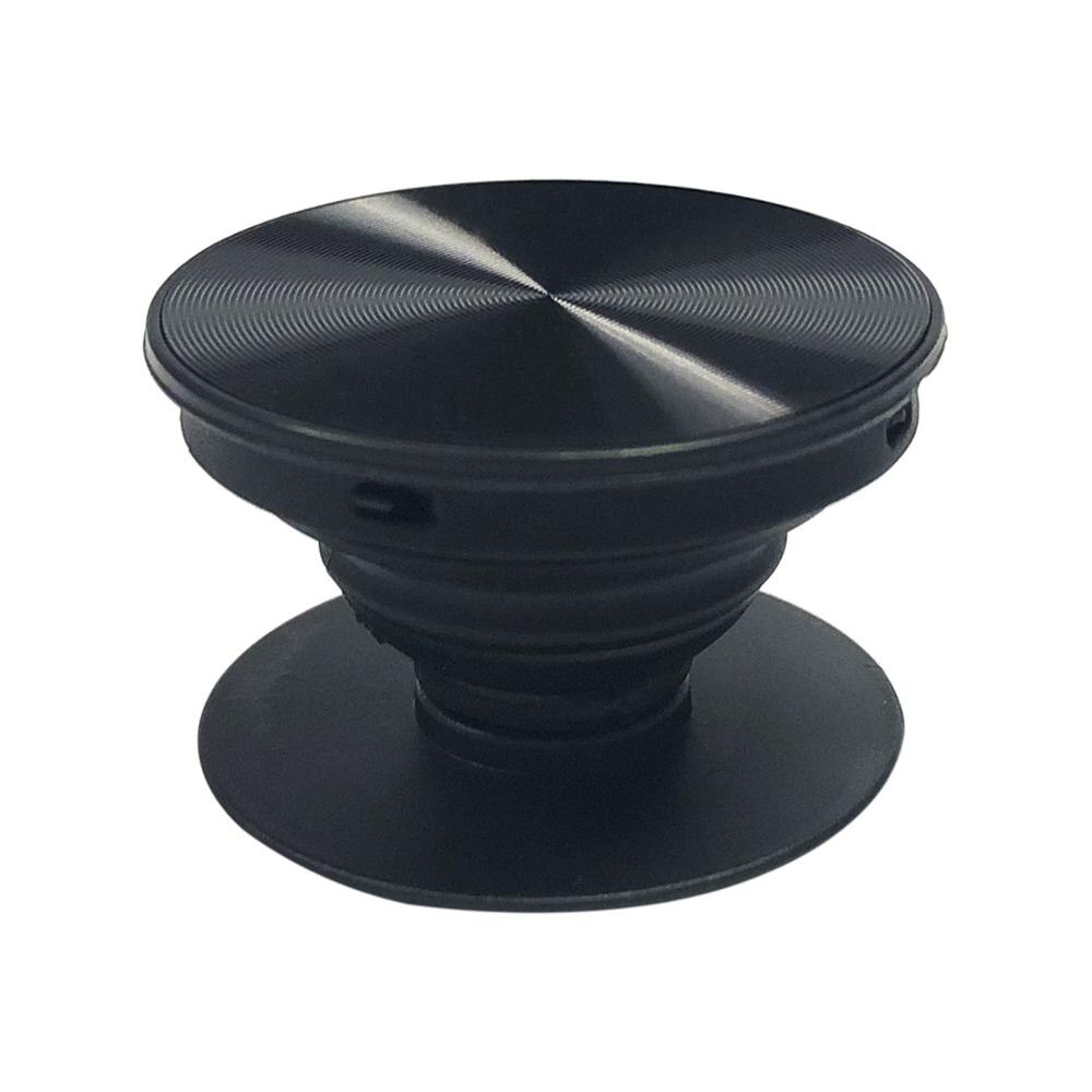 Cell Phone flat Airbag bracket Holder Mount Pull Out Collapsible Grip Stand Folding telescopic bracket: black