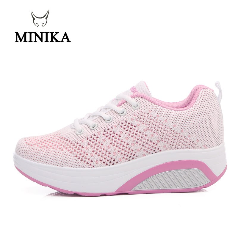 5 CM Height Inreasing Shoes Platform Slimming Shoes Woman Health Shoes Ladies Wedges Swing Shoes Chaussure Femme