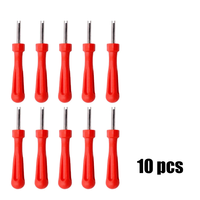 Portable Tire Valve Core Remover Installer Tool Removal Tool Car Bike Bicycle Motorcycle Tire Repair Tools Wrench Screwdriver: black