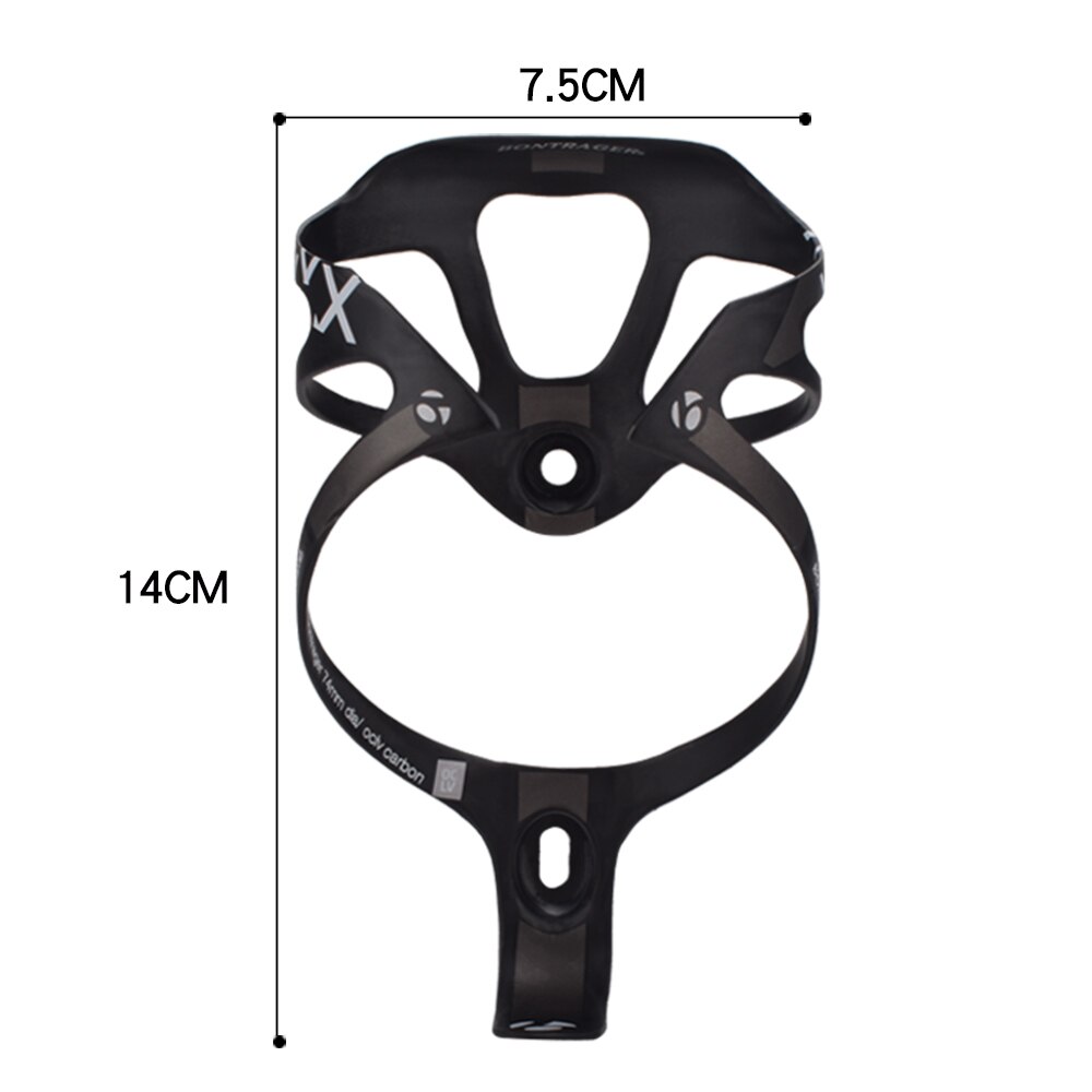 Volledig carbon fiets bidonhouder mountainbike racefiets bidonhouder ultralichte fietsuitrusting: Zwarte