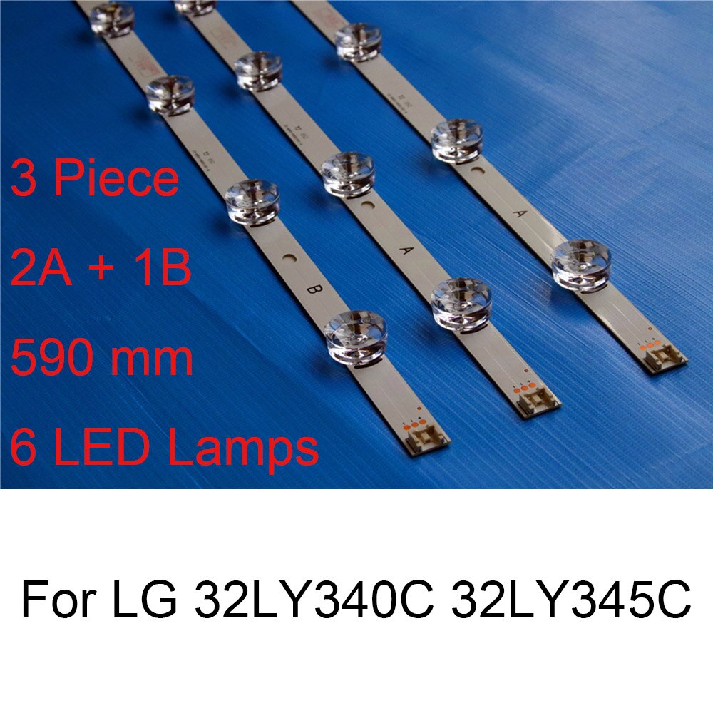 Brand Led Backlight Strip Voor Lg 32LY345C 32LY340C 32 Inch Tv Reparatie Led Backlight Strips Bars Een B Type 6 Lampen Originele