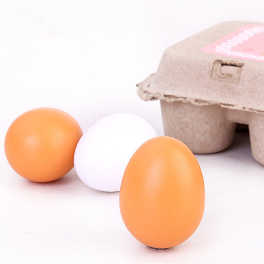 6Stck Eier Eigelb vorgeben Spielen Pädagogische Küche Lebensmittel Kochen Für freundlicher freundlicher Baby Spielzeug Lustige