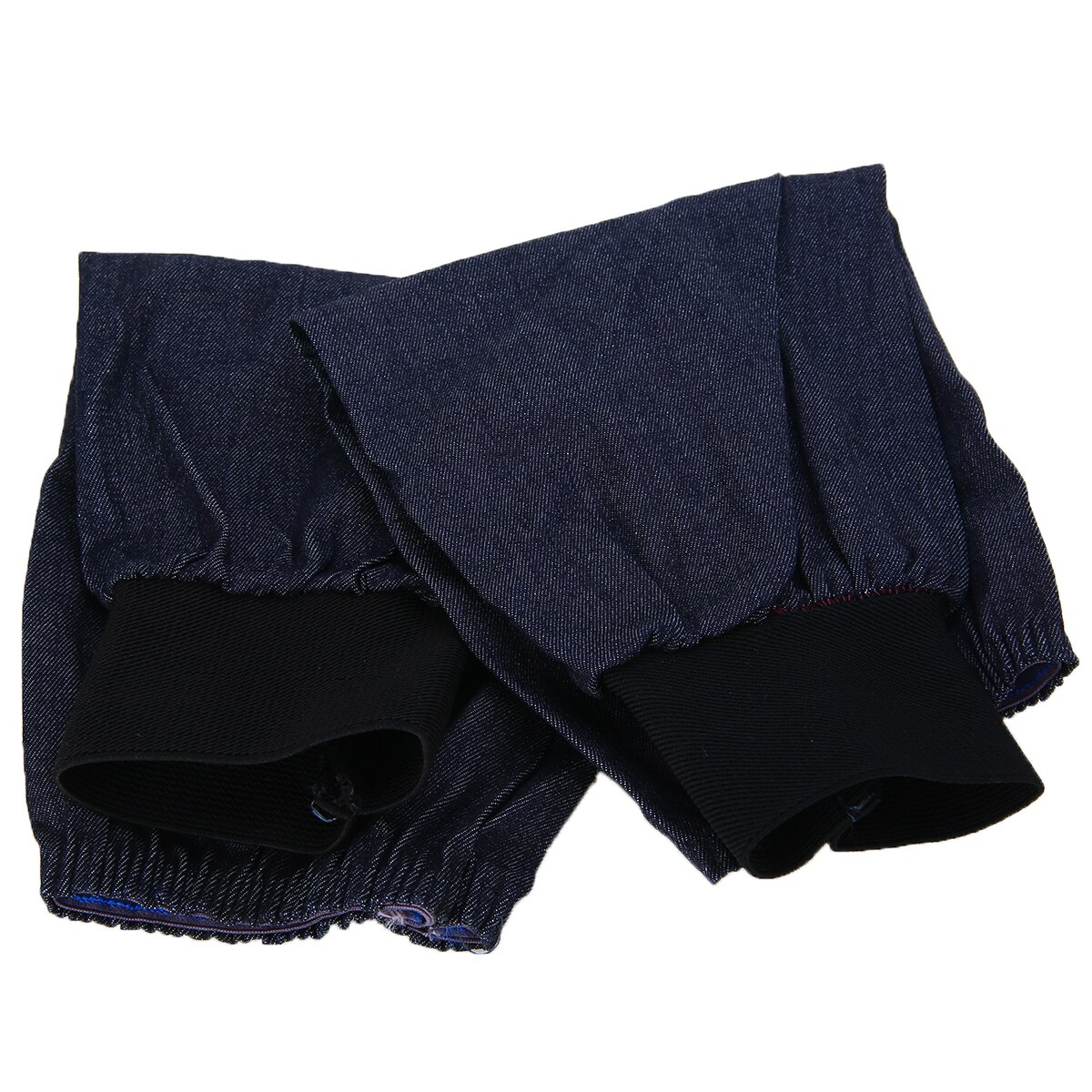 1 Paar Lassen Bescherming Mouwen Denim Blauw Lassen Verlengen Arm Mouwen Denim Werken Snijden Slip Warmte Beschermende