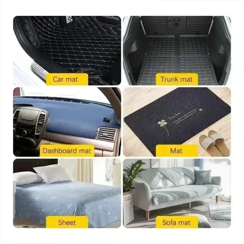 Extra Sterke Dubbelzijdige Plakband Auto Vloermatten zelfklevende Klittenband zelfklevende Tapijt Bevestigingsmiddelen DIY