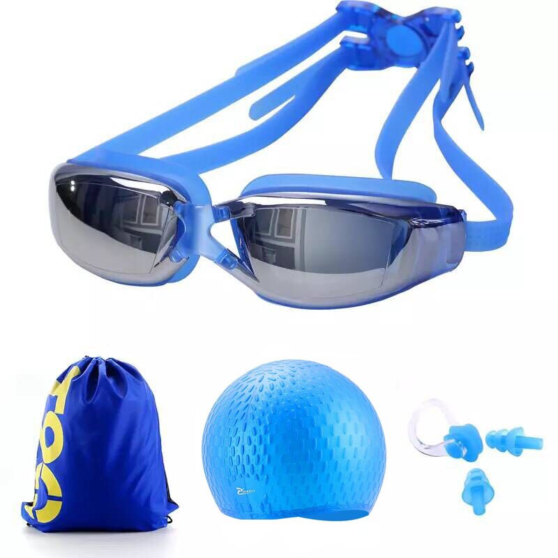 Zwembril Recept Bijziendheid Professionele Duiken Bril Mannen Vrouwen Waterdichte Siliconen Cap Dioptrie Eyewear Zwembad Zak