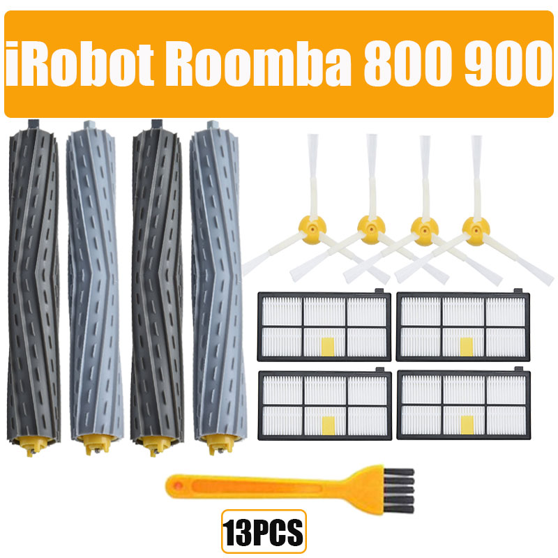 Hepa Filters Borstels Vervangende Onderdelen Kit Voor Irobot Roomba 980 990 900 896 886 870 865 866 800 Accessoires Kit