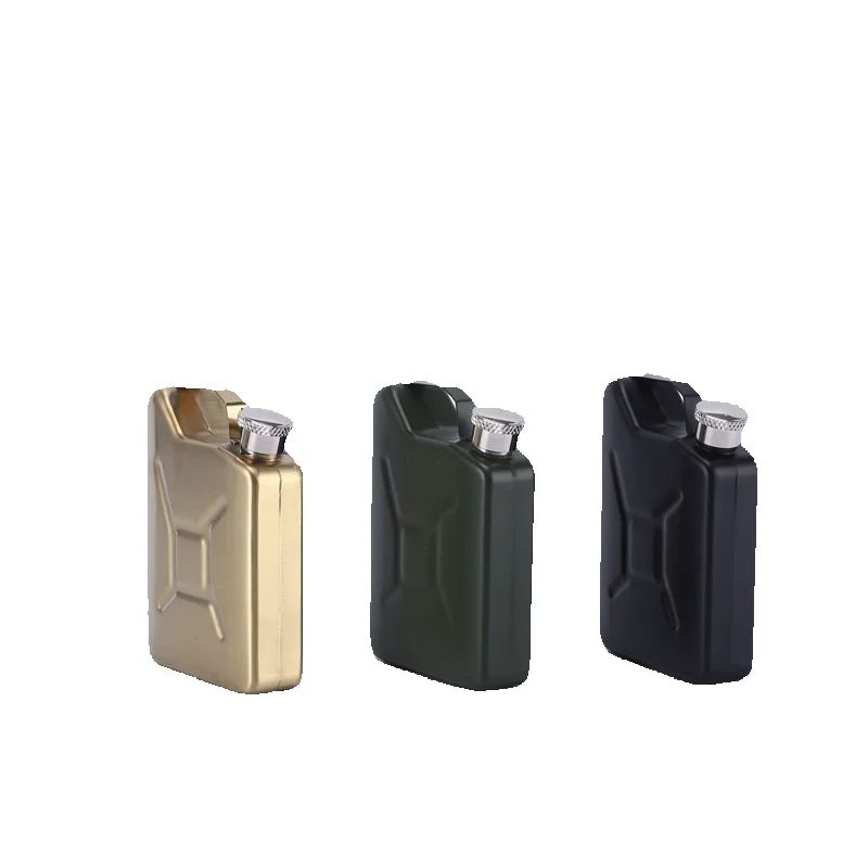 Small 5oz Stainless Steel Hip Flask Oil Bottle Steel Flagon