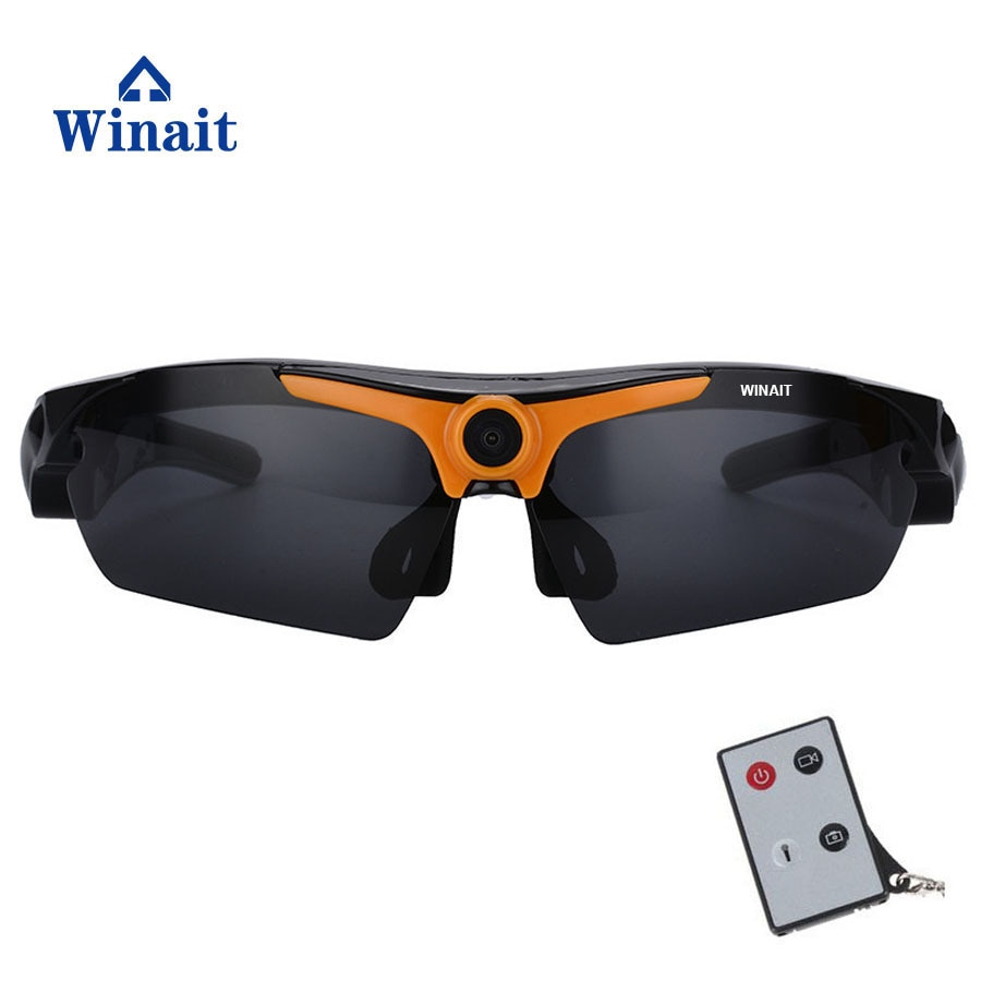 Winait HD720p digitale video zonnebril met afgelegen controle, sport zonnebril met video recorder