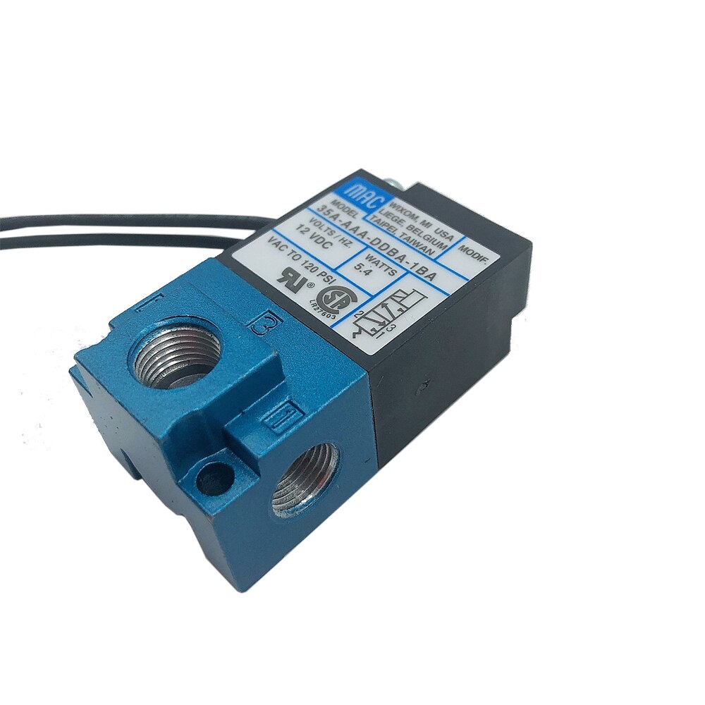 MAC For Most ECU application 3 Port 5.4W Electronic Boost Control Solenoid Valve Model 35A-AAA-DDBA-1BA