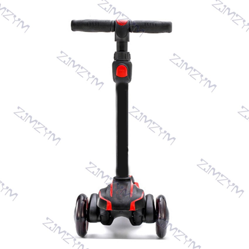 Adjustable Children's Scooter Shock Absorption Baby Flash Foot Scooters Tricycle Balance Bike Ride On Toys For Kids 2-12 Ages