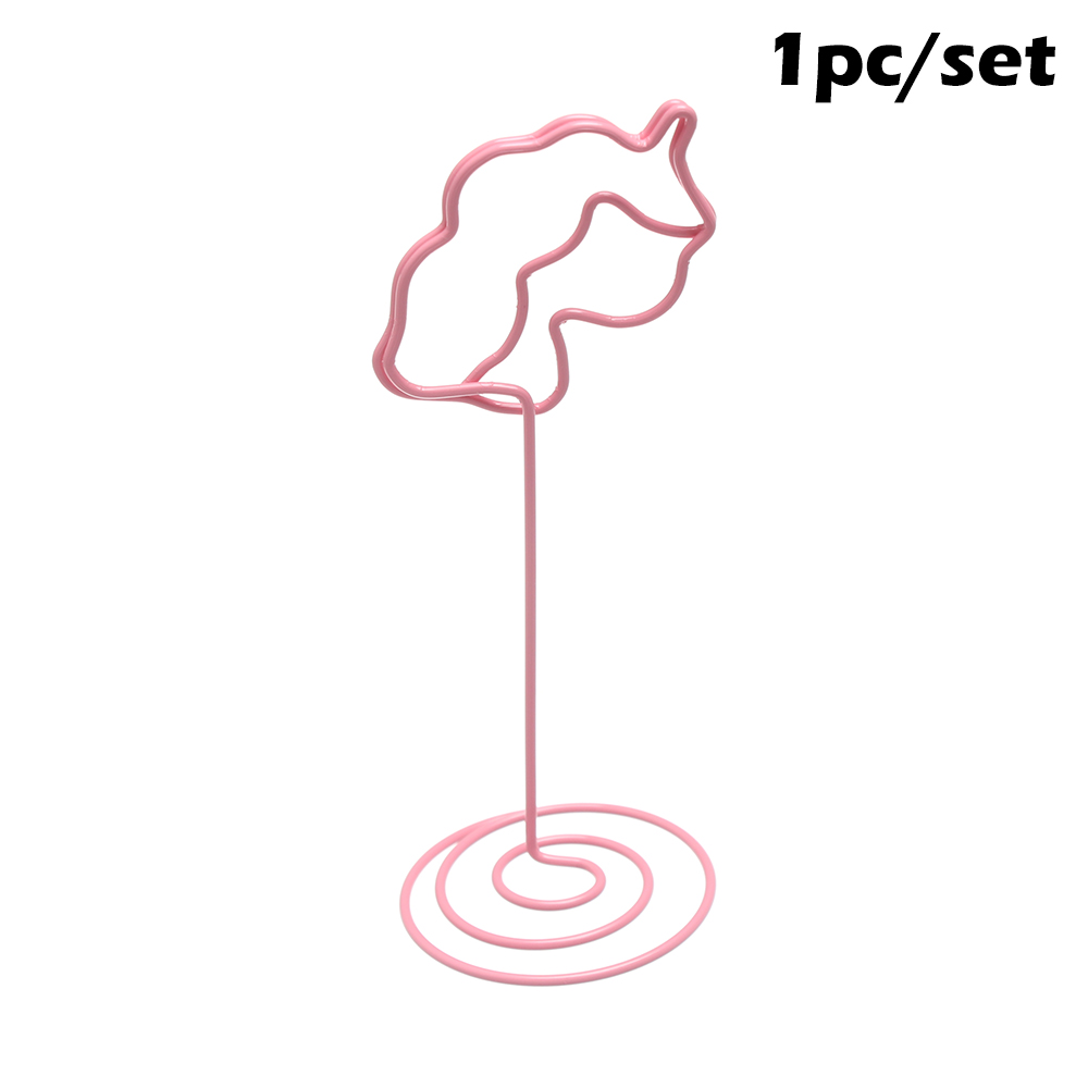 Cool Wedding Place Card Holder Cute Girl Pink Romantic Heart Swan Photo Clip Table Number Stand Wedding Supplies: Grey