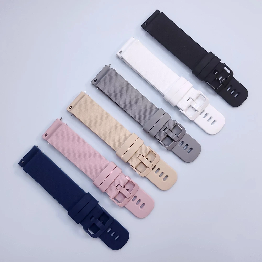 20mm Armband Armband Für Garmin venu sq /sq2/musik Band Smartwatch Silikon Armband Armband Für Xiaomi Haylou LS02 Armband