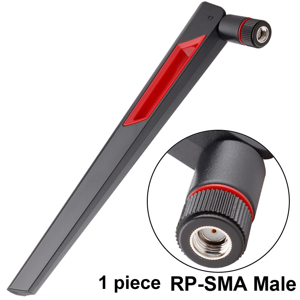 12dbi WIFI Antenna 2.4Ghz 5Ghz 5.8Ghz RP SMA Male Universal Antena Wifi For ASUS Amplifier WLAN Router signal Booster Antenne: 1xRP-SMA male
