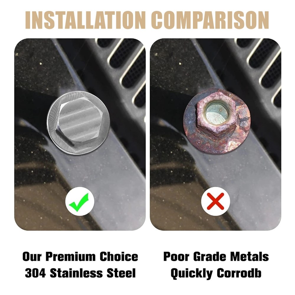 M12x1.25 M14x1.5 M16x1.5 M18x1.5 de acero inoxidable magnético tapón de drenaje de aceite de drenaje de aceite tuercas de plata accesorios de coche pernos de Metal