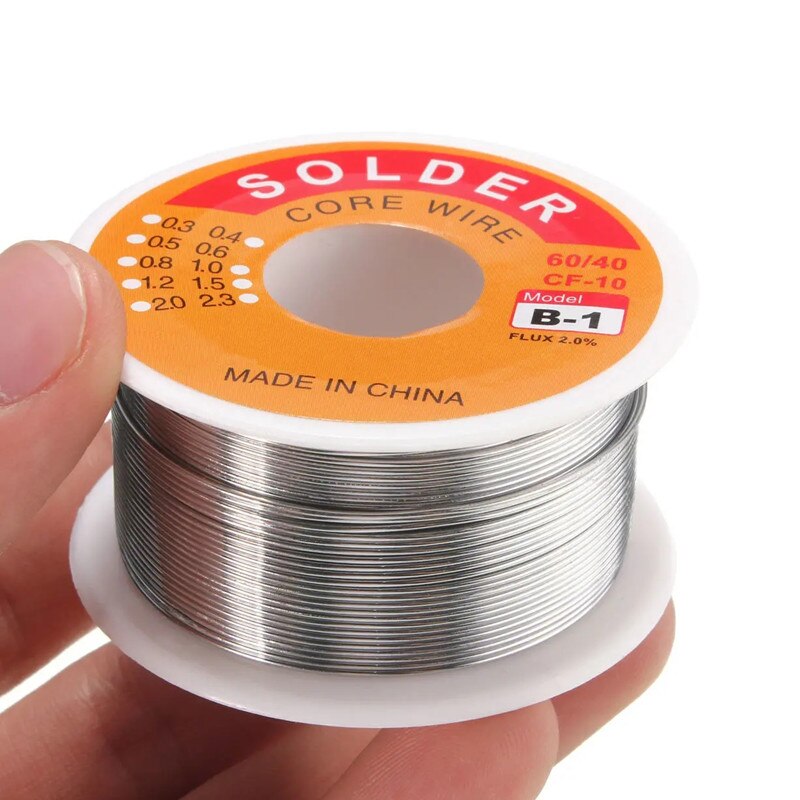 100G 1 Mm 60% Tin 40% Lood Rosin Core Solderen Soldeerbout Draad 2% Flux Reel Buis 60/40 Tin solderen Wire Accessoires Deel