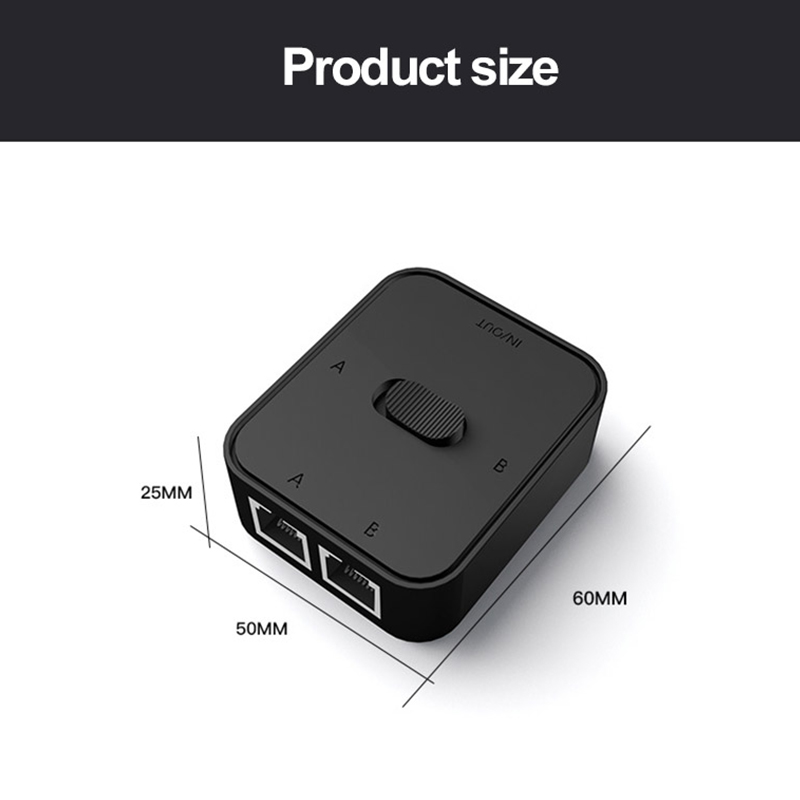 Rozdzielacz RJ45 1000M 1 na 2 adapter Ethernet Przedłużacz Kabla Sieciowego Internetowego Złącze RJ45 Gigabitowy Przełącznik Sieciowy robić PC Laptopa