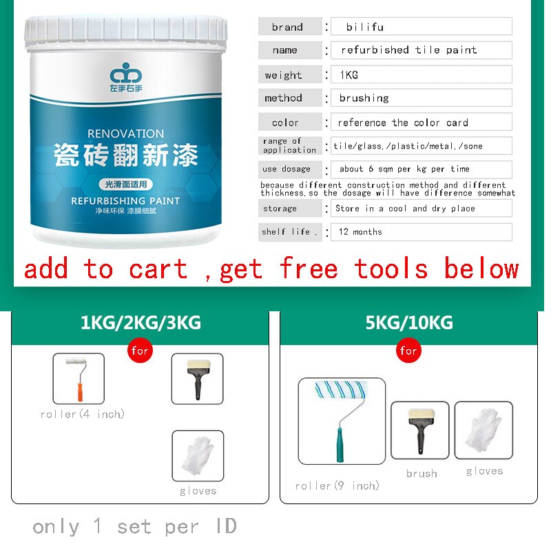 old Ceramic tile color paint glass special bathroom renovation coating plaster line coat waterproof