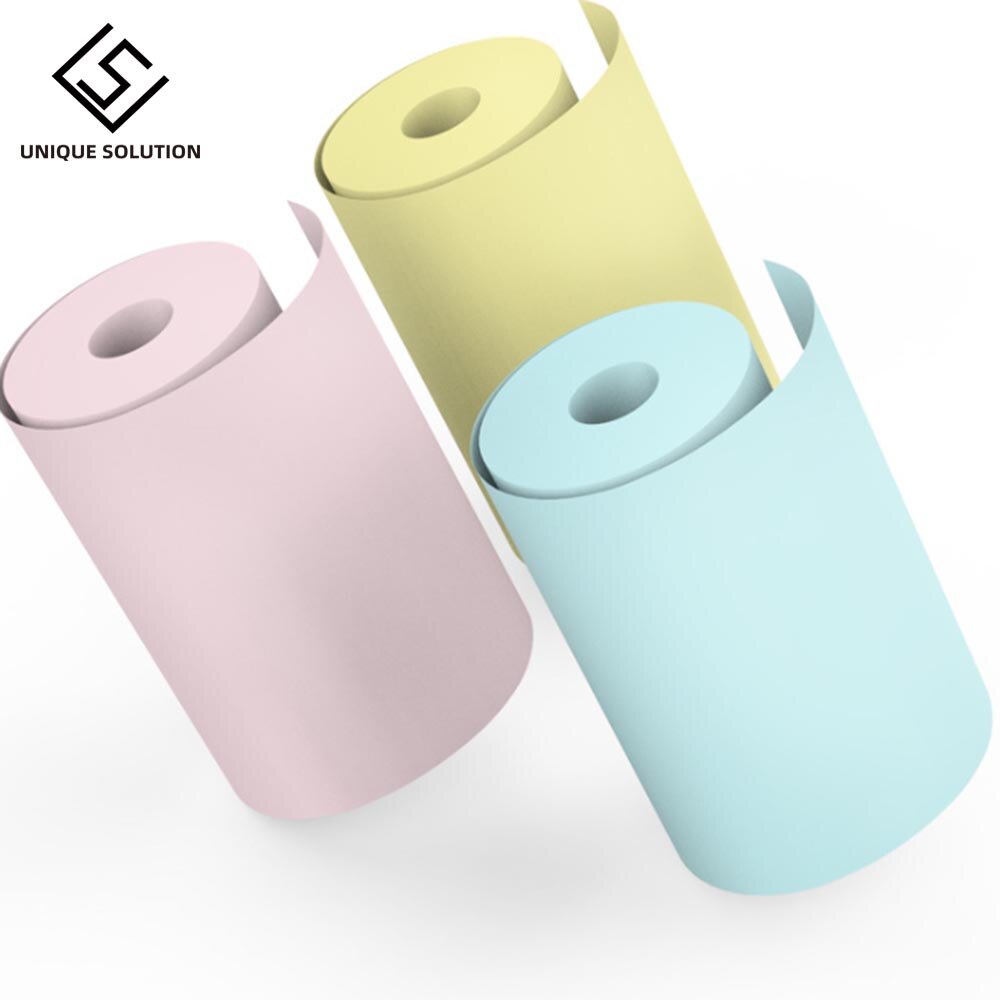 Color Thermal Paper Roll 57*30mm Photo Paper Clear Printing for PeriPage A6 A8 PAPERANG P1/P2 Mini Pocket Photo Printer: COLOR