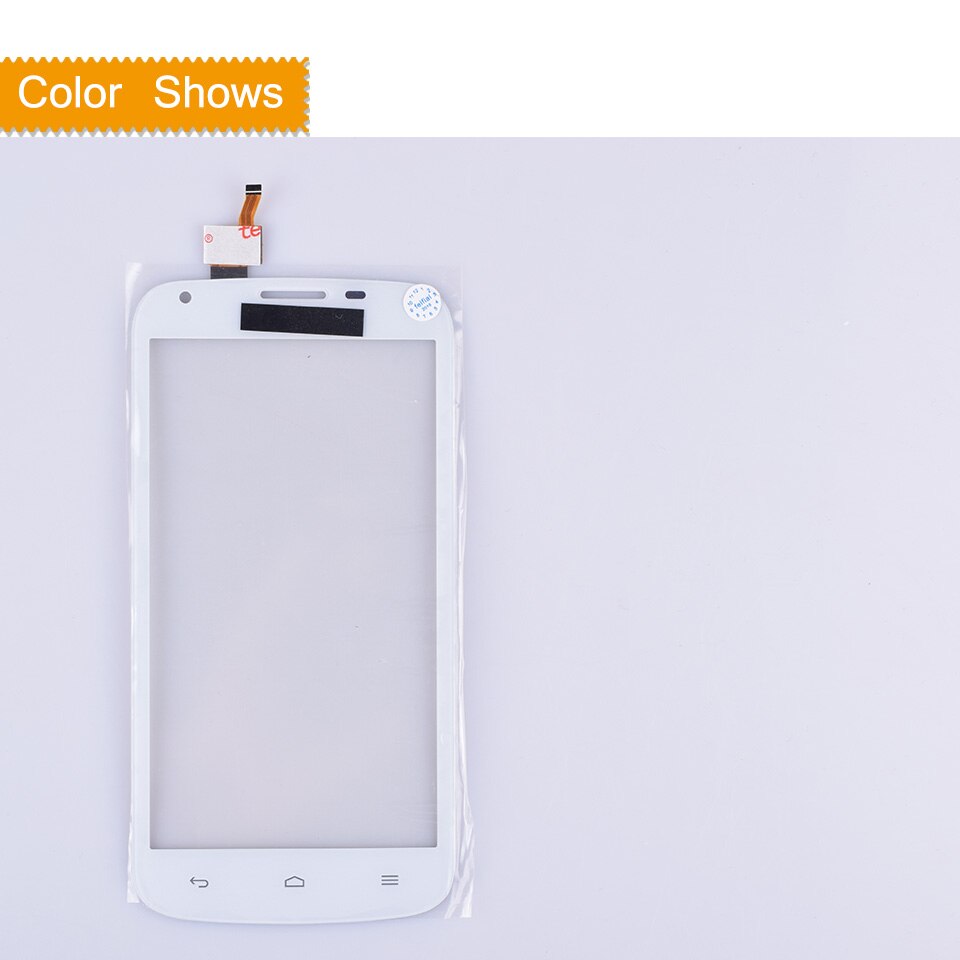 Pantalla táctil para Huawei Ascend Y600 Y 600, Panel táctil, Sensor, digitalizador, lente de cristal exterior frontal, pantalla táctil, sin LCD, negro Y blanco: white no gift