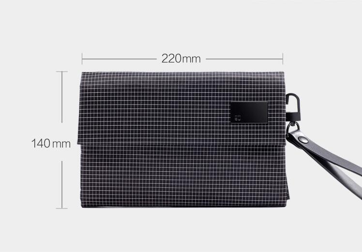 Xiaomi bolsa organizadora impermeável original, acessórios eletrônicos, bolsa portátil 600d oxford para fone de ouvido por cabo mi6 5S