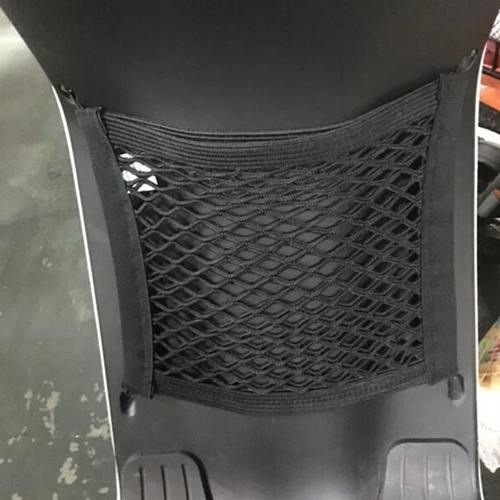 Motorcycle Cargo Net Heavy Duty Bungee Net Flexible Universal Trunk Storage Net Motorbike Storage Mesh Net Luggage Rack For Moto