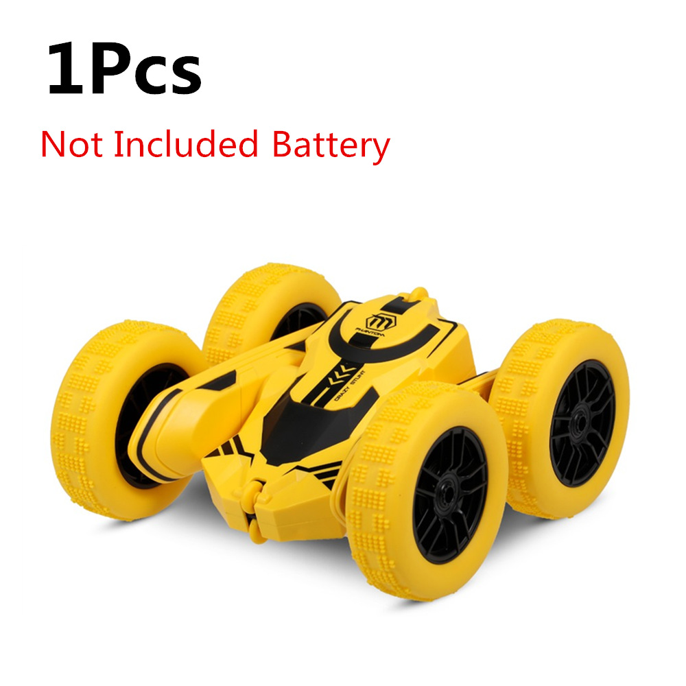 RC Car RC Stunt Car High Speed Tumbling Crawler Vehicle 360 Degree Flips Double Sided Rotating Tumbling RC Toys For Kids: 1PC No Battery