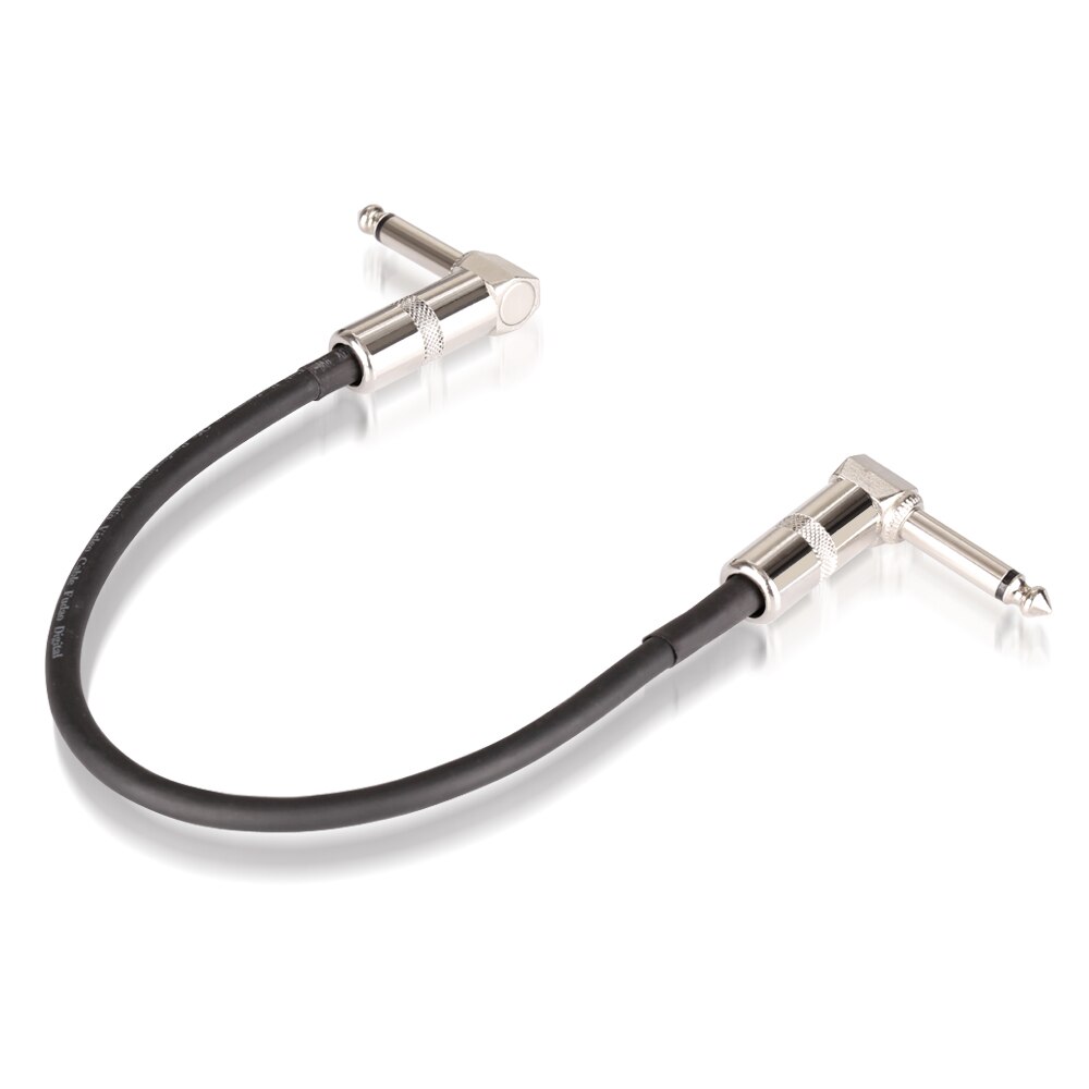 Donner Guitar Patch Pedal Cable 30/15cm Right Angle Guitar Effect Pedal Cables Cord Copper Wire Guitar Accessories