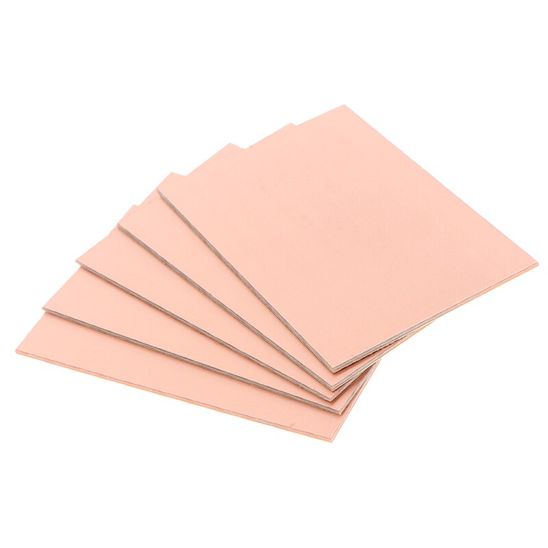 5 stk 7*10cm forsterket enkeltside nyttig kretskort kobberbelagt tallerken laminat universell kretskort glassfiber