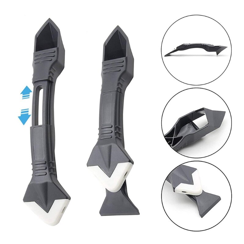 5 Pcs/set Caulking Tool Kit Silicone Sealant Finishing Tool Grout Scraper Caulk Remover Caulking Buddy