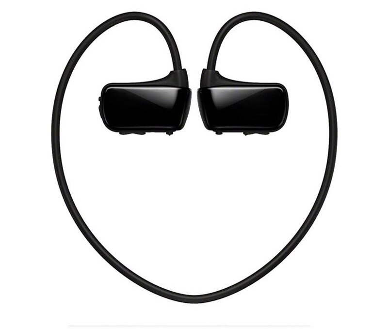 APTX-reproductor de Mp3, por Bluetooth 5,0, Auriculares deportivos de reproductor de música hifi MP3 4GB 8GB 16GB PK WS413 WS615: Black / 8 GB