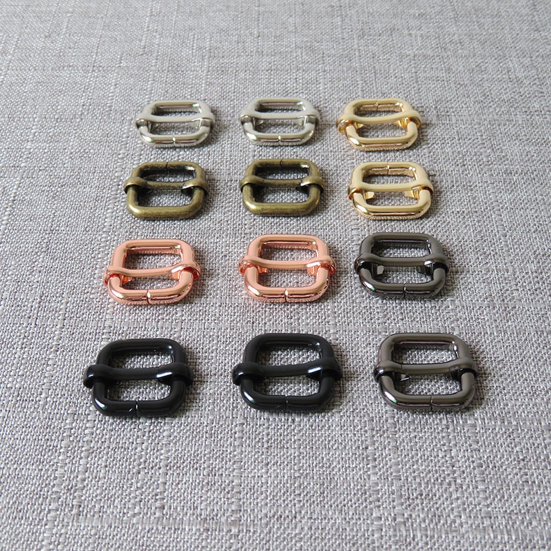 1 pièces 15mm métal ajusteur curseur matériel pour sac à dos sac à main chat chien collier couture accessoires sac à main sangles boucle de ceinture