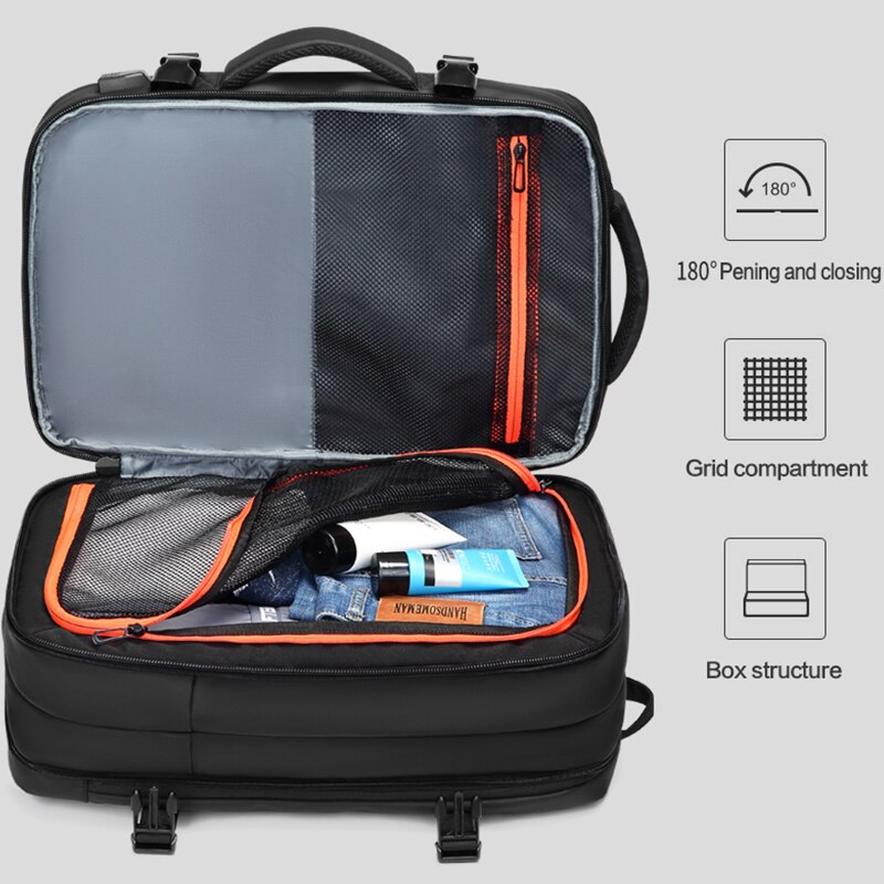 FANDARE Laptoprugzak voor 15,6 inch laptop met USB