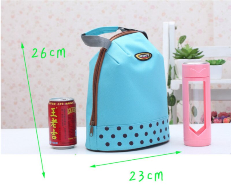 1 pièces Portable refroidisseur fourre-tout isolé toile sac à déjeuner thermique alimentaire pique-nique Bento sacs à déjeuner boîte sacs à usage spécial