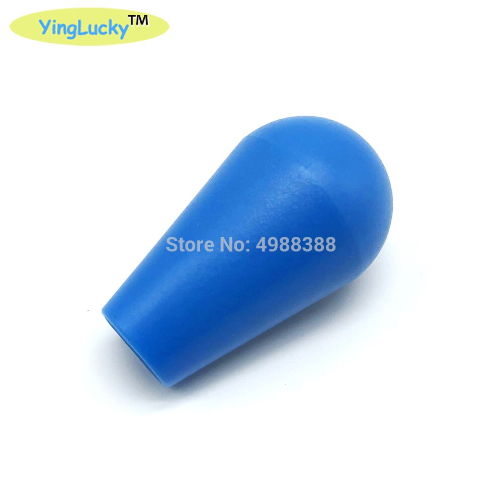 1 pcs Arcade Ersatz TopBall Fledermaus top ball Runde für Arcade ZIPPY SANWA SEIMITSU Jamma Arcade Joystick: Oval blue