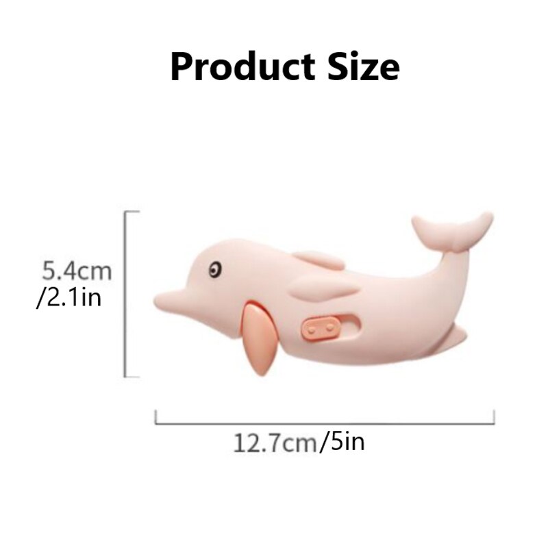 3pcs Dolphin Modello di Impedire Ai Bambini di Aprire La Porta Artefatto Frigorifero Fibbia Serratura Dell'armadietto Serratura di Sicurezza Della Porta