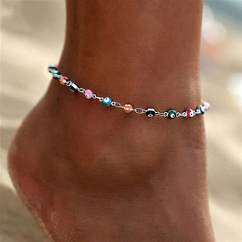 Bracelet De Cheville Chaîne Avec Grelots - Style Bohème Hippie - Longueur Réglable