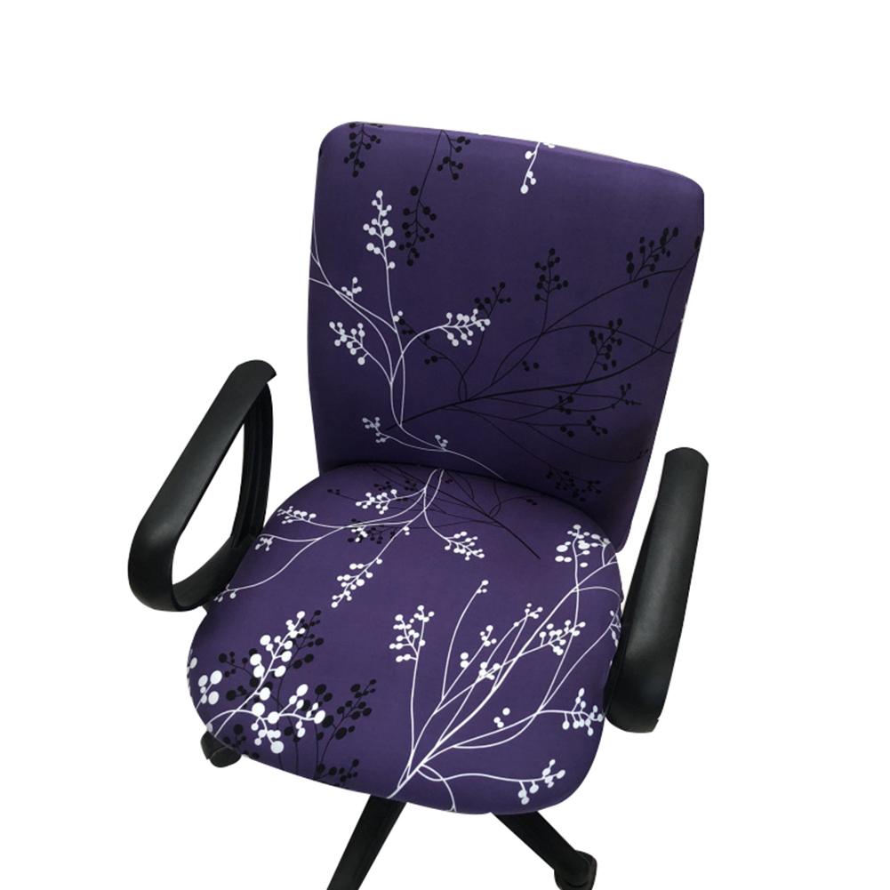 Kantoor Computer Roterende Stoel Cover Gedrukt Elastische Covers Stretch Seat Case Afneembare Wasbare Internet Cafe Stoelen Silpcover: A