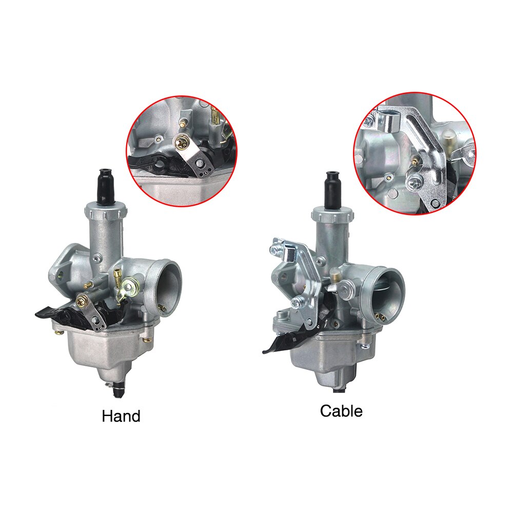 Sclmotos- For Keihin PZ19 PZ26 PZ27 PZ30 Hand Cable Chock/Automatic Carburetor Carb for 50cc- 250cc Dirt bike ATV Quad Go kart