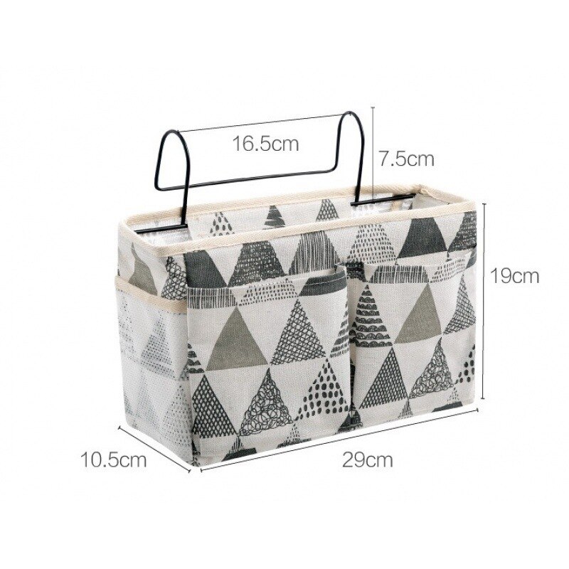 Baby Bedside Storage Bag Baby Pockets Cot Bed Hanging Bag Crib Organizer Toy Diaper Pocket for Crib Bedding Bed Bumper Bedding: 9