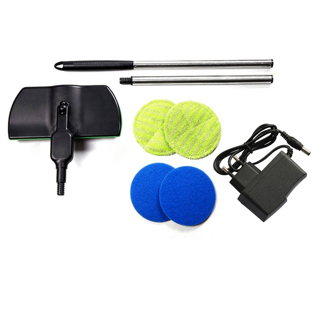 Rechargeable 360 Degree Rotation Cordless Floor Cleaner Scrubber Polisher Electric Rotary Mop Microfiber Cleaning Mop for Home