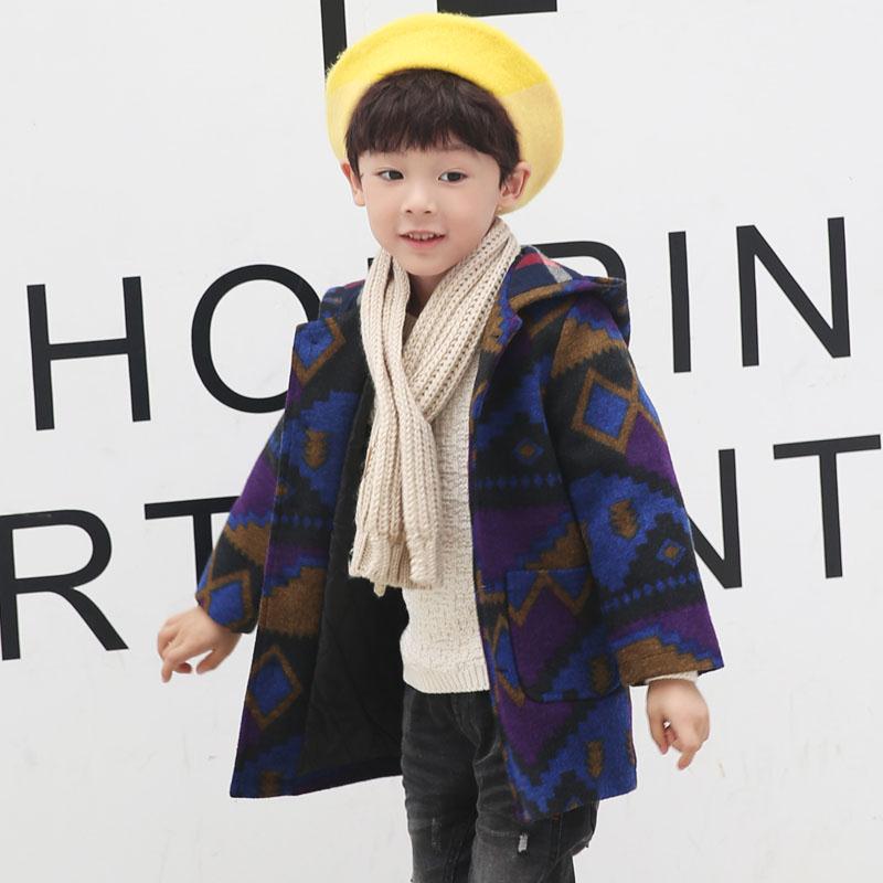 Wollmantel Für Jungen Wolle Oberbekleidung Jungen Winterjacke freundlicher Kleidung einreiher Wollmantel Art Jungen Winter mäntel